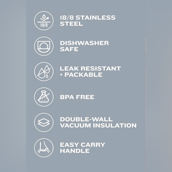 Iceflew Bottle Stanley 36OZ (1.1 L) Azure with flip straw! Leak resistant-NWT - Picture 3 of 12